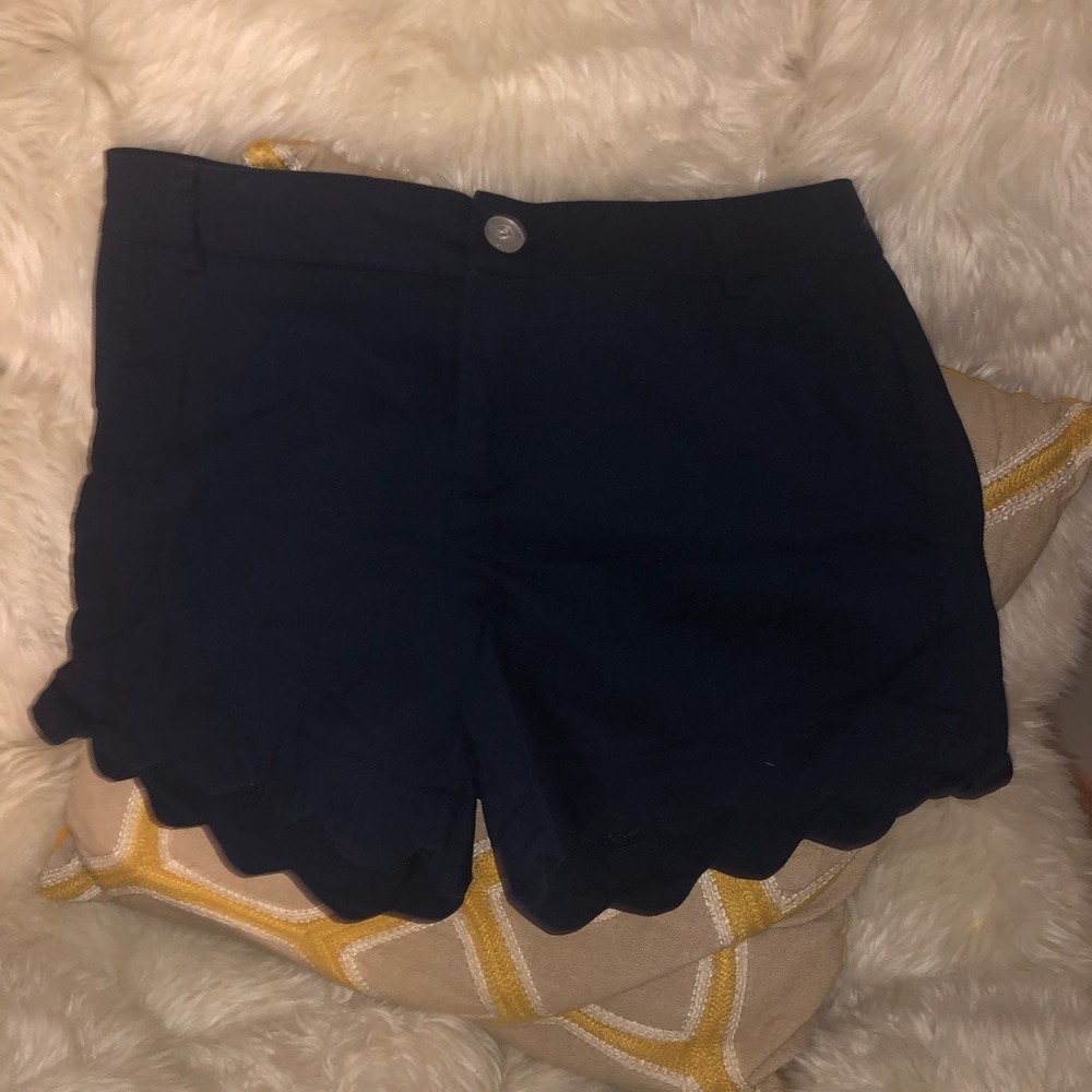 Scalloped shorts